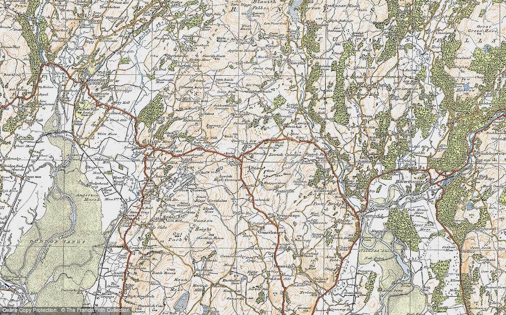 Old Map of Gawthwaite, 1925 in 1925