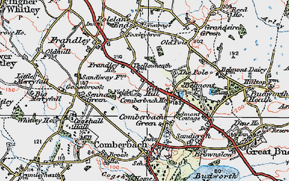 Old map of Gibb Hill in 1923