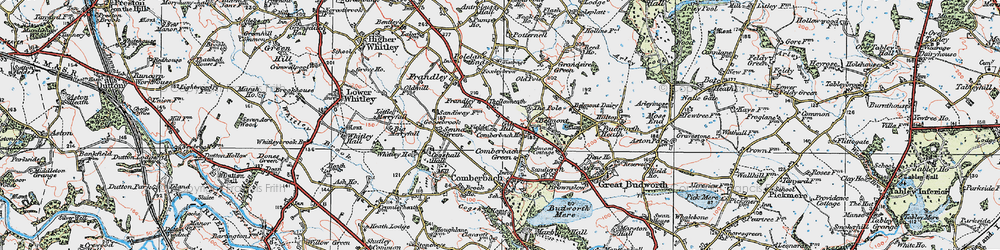 Old map of Gibb Hill in 1923