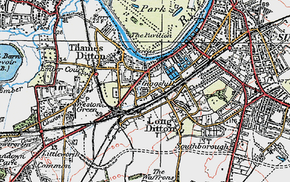 Old map of Giggshill in 1920