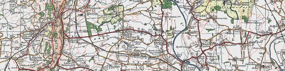 Old map of Gilbert's End in 1920