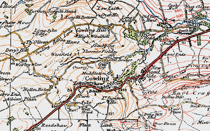 Old map of Gill in 1925