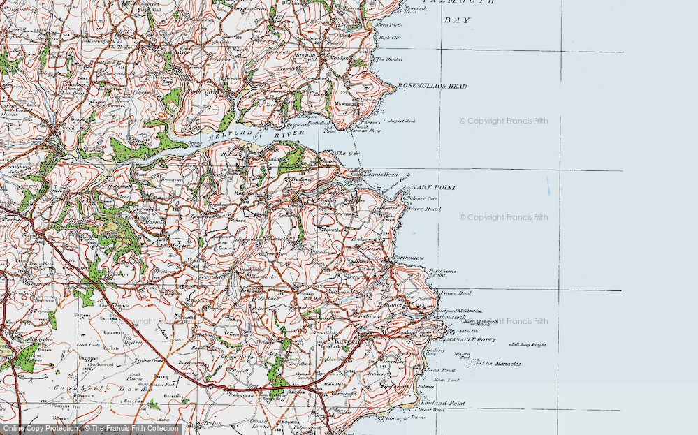 Old Map of Gillan, 1919 in 1919