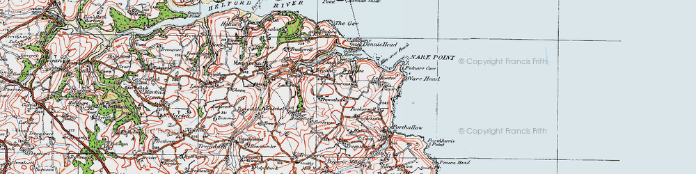 Old map of Gillan in 1919