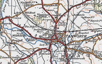 Old map of Gillway in 1921