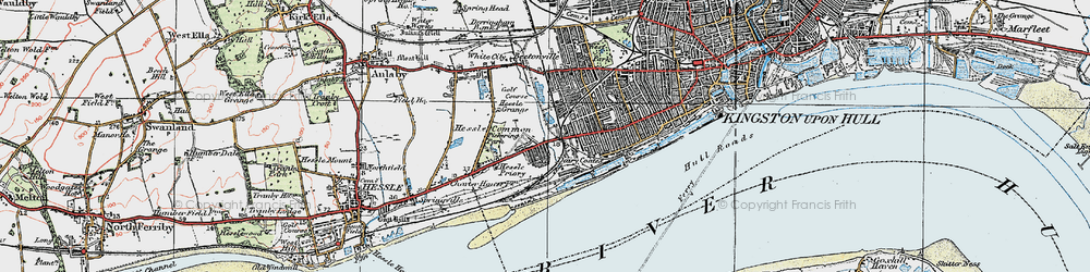 Old map of Gipsyville in 1924