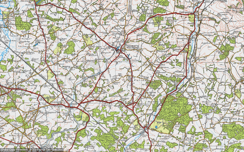 Old Map of Glebe, 1919 in 1919