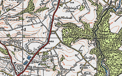 Old map of Glenholt in 1919