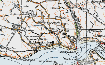 Old map of Glenowen in 1922