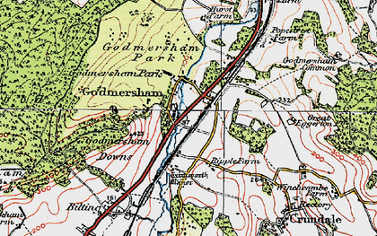 Old map of Trimworth Manor in 1921