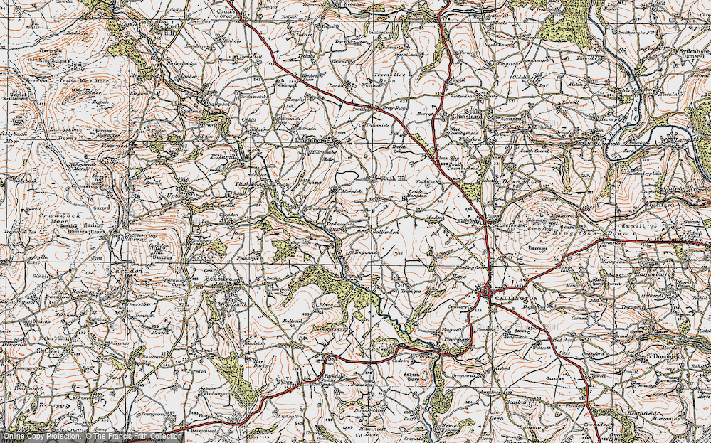Old Map of Golberdon, 1919 in 1919