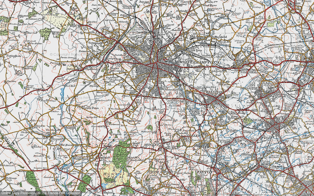 Old Maps of Goldthorn Park, West Midlands - Francis Frith