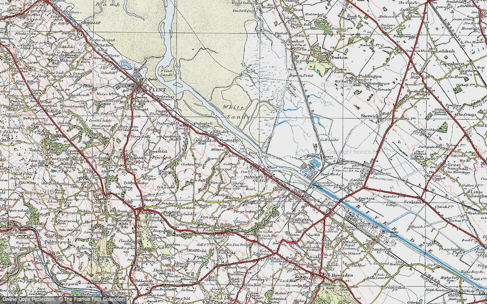 Old Map of Golftyn, 1924 in 1924