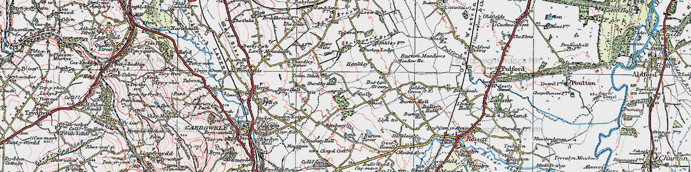 Old map of Golly in 1924