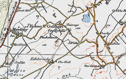 Old map of Goodyhills in 1925