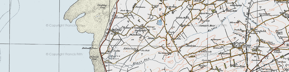 Old map of Goodyhills in 1925