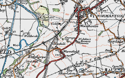 Old map of Goosehill in 1925