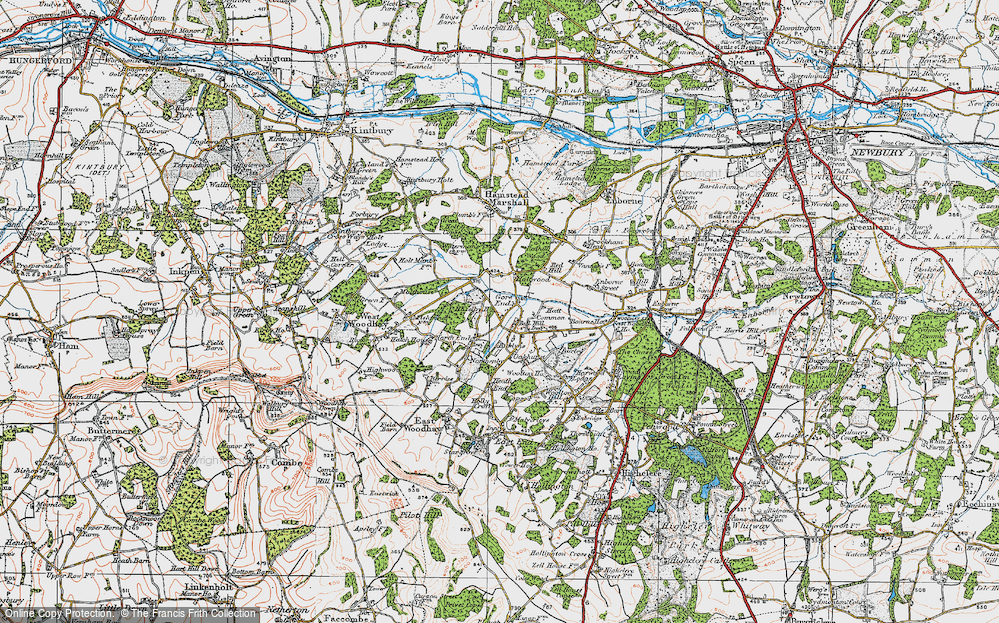 Old Map of Gore End, 1919 in 1919