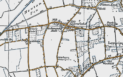 Old map of Gorefield in 1922