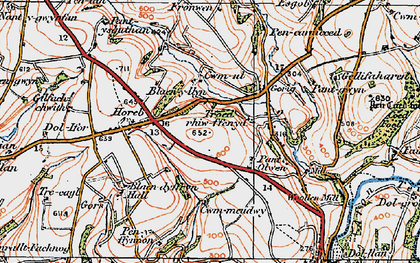 Old map of Gorrig in 1923