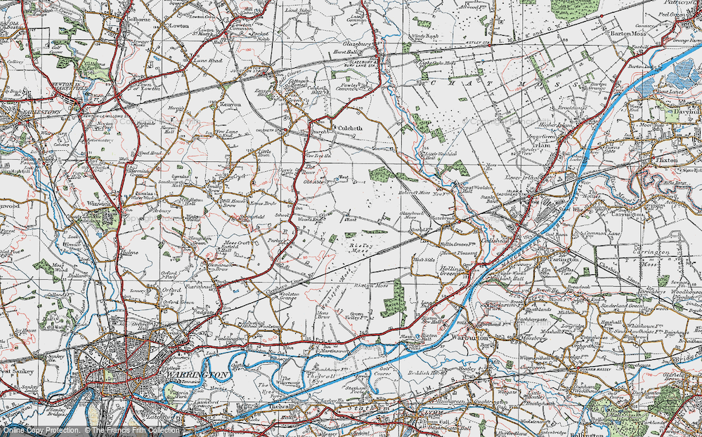 Old Map of Gorse Covert, 1923 in 1923