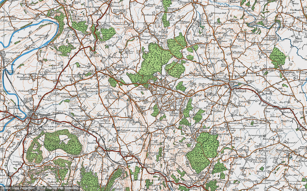 Old Map of Gorsley Common, 1919 in 1919