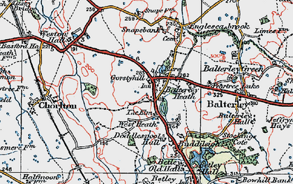 Old map of Gorstyhill in 1921