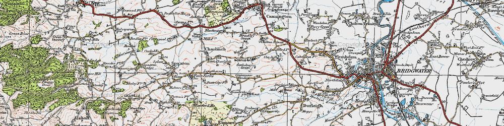 Old map of Longthorns in 1919