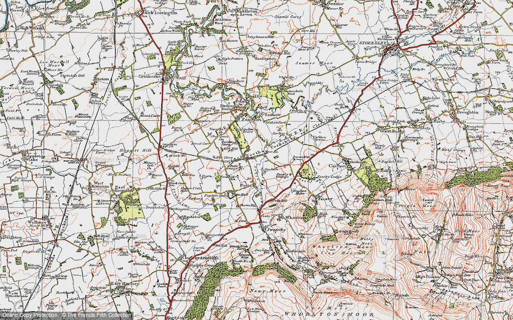 Old Map of Goulton, 1925 in 1925