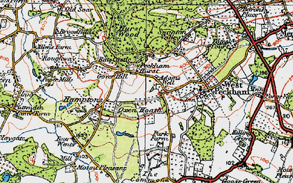 Old map of Gover Hill in 1920