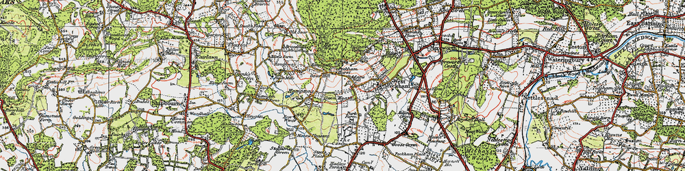 Old map of Gover Hill in 1920