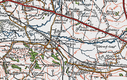 Old map of Gowerton in 1923