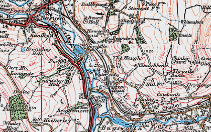 Old map of Gowhole in 1923