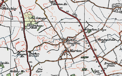 Old map of Grafton in 1925