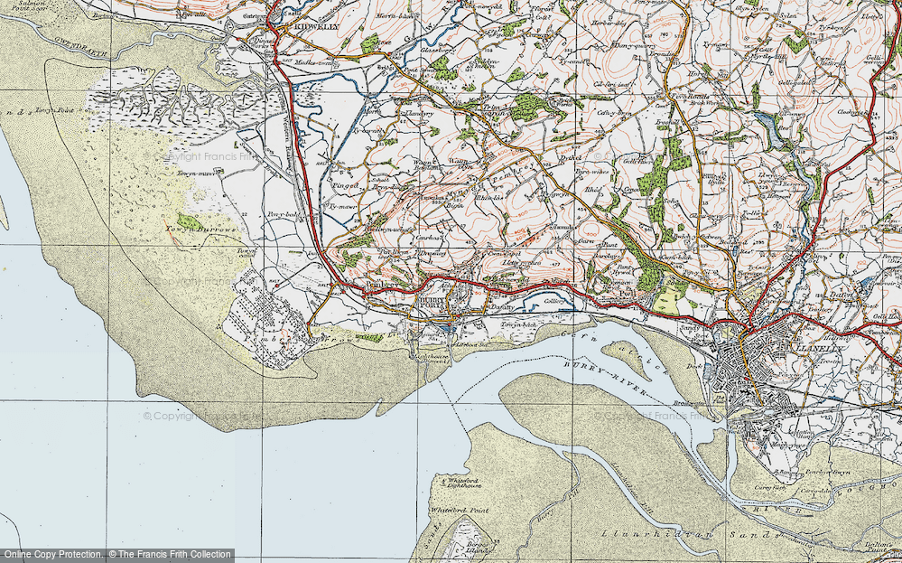Old Map of Graig, 1923 in 1923