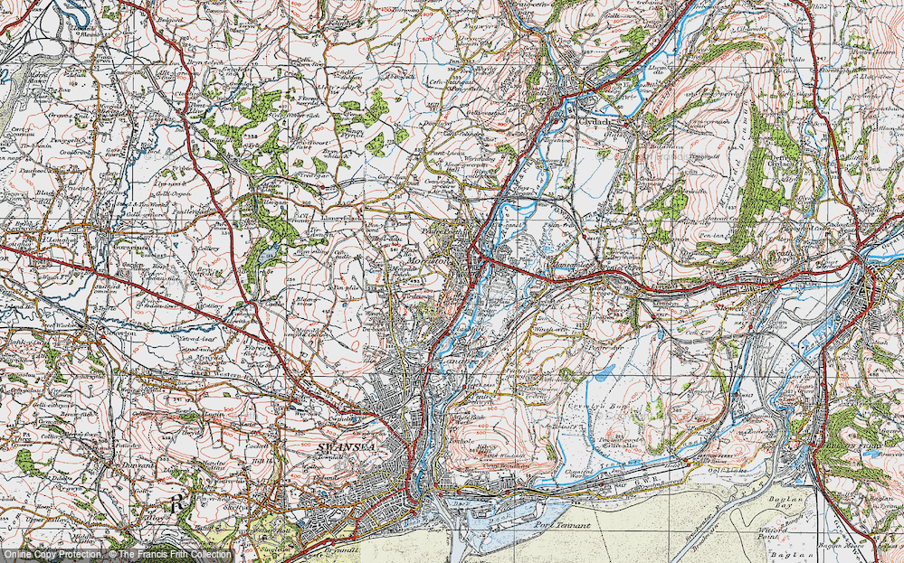 Old Map of Graig Trewyddfa, 1923 in 1923