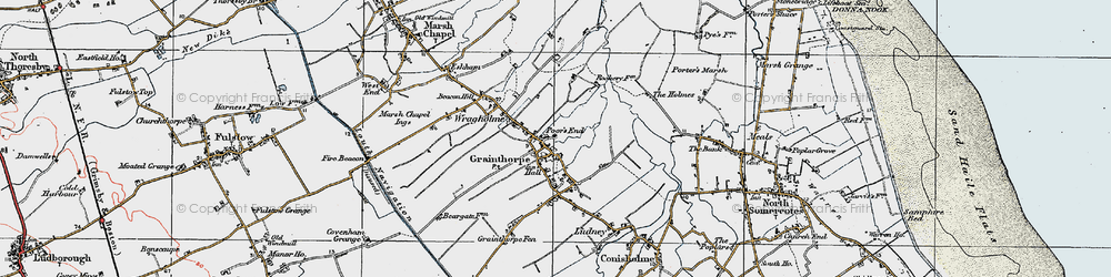 Old map of Grainthorpe in 1923