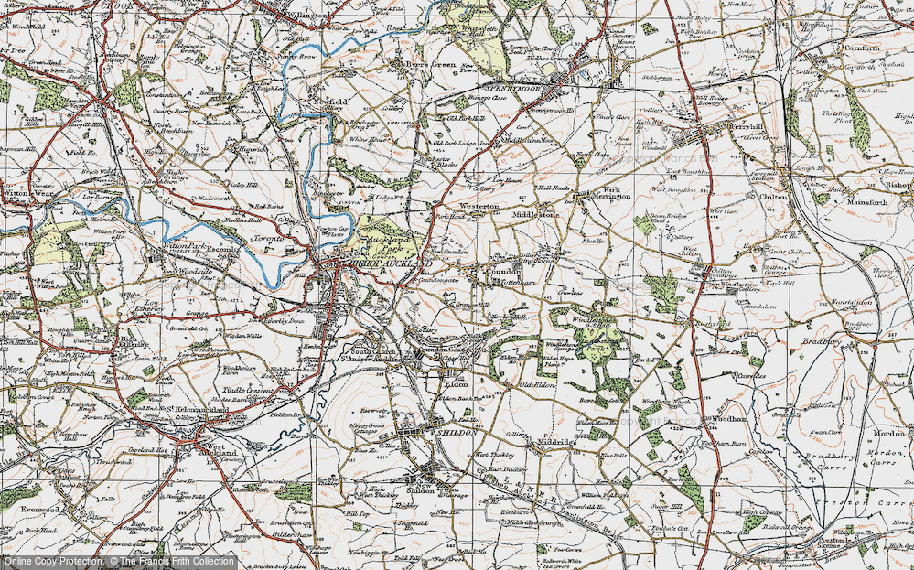 Old Map of Grange Hill, 1925 in 1925