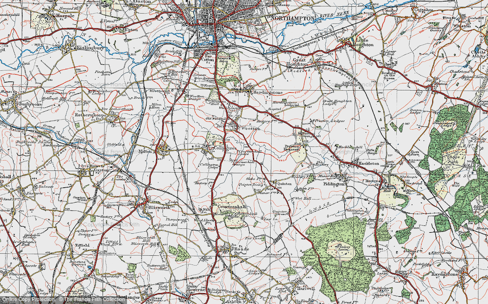 Old Map of Grange Park, 1919 in 1919