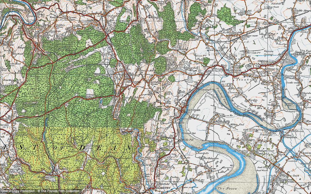 Old Map of Grange Village, 1919 in 1919