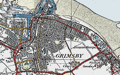 Old map of Grant Thorold in 1923