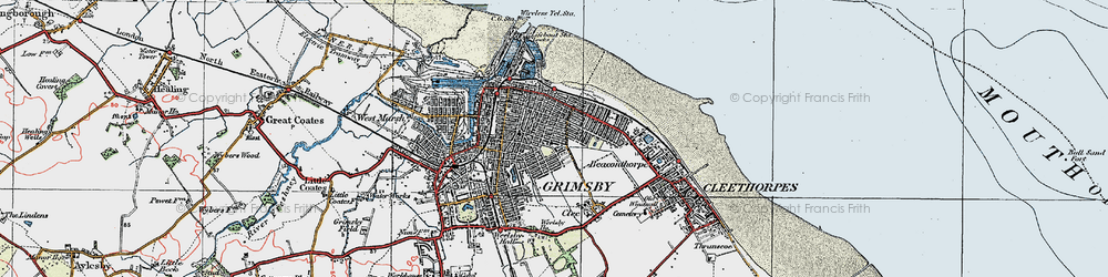Old map of Grant Thorold in 1923