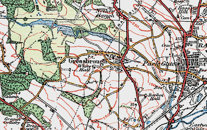 Old map of Greasbrough in 1924