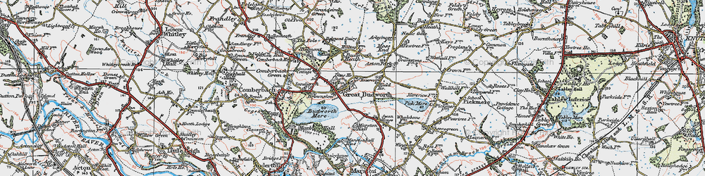 Old map of Brownslow Ho in 1923