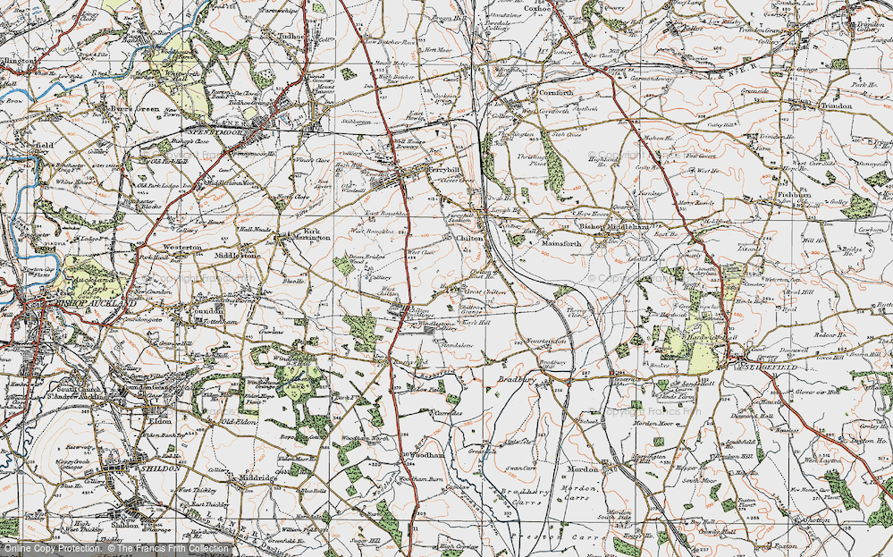 Old Maps of Great Chilton, Durham - Francis Frith