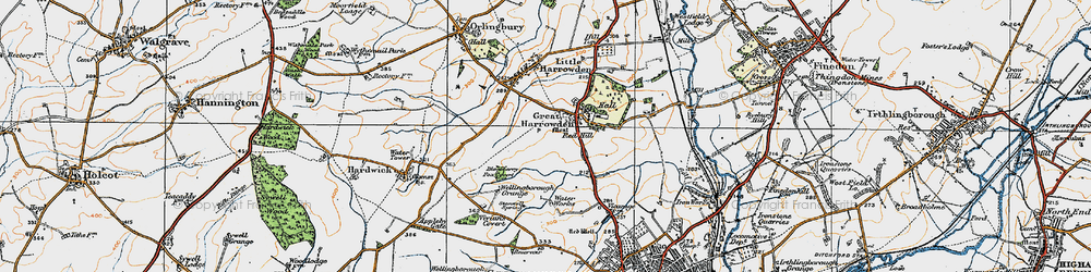 Old map of Red Hill in 1919