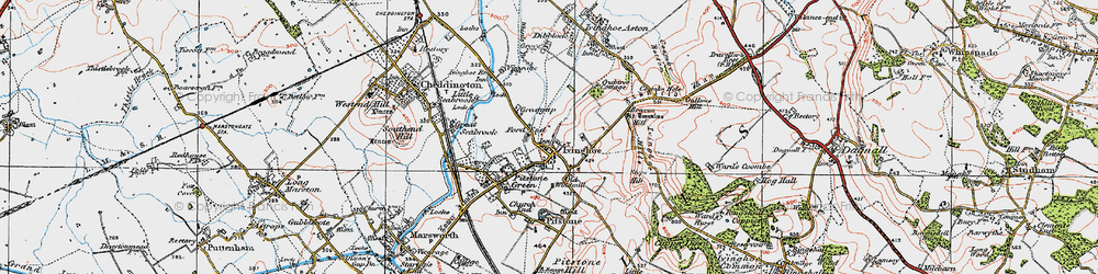 Old map of Greatgap in 1920