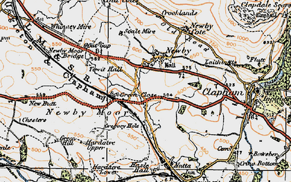Old map of Green Close in 1924