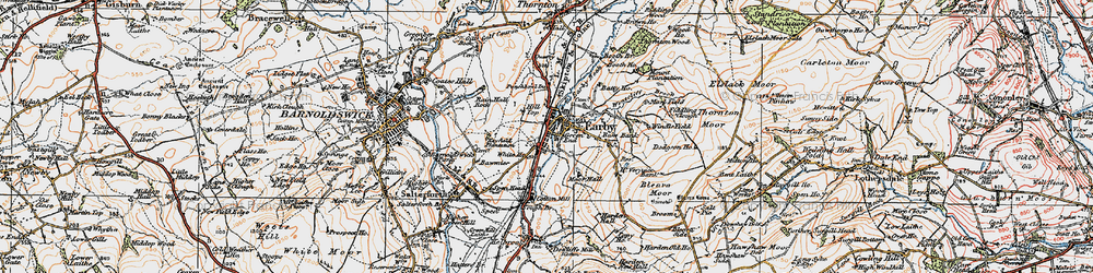 Old map of Green End in 1924