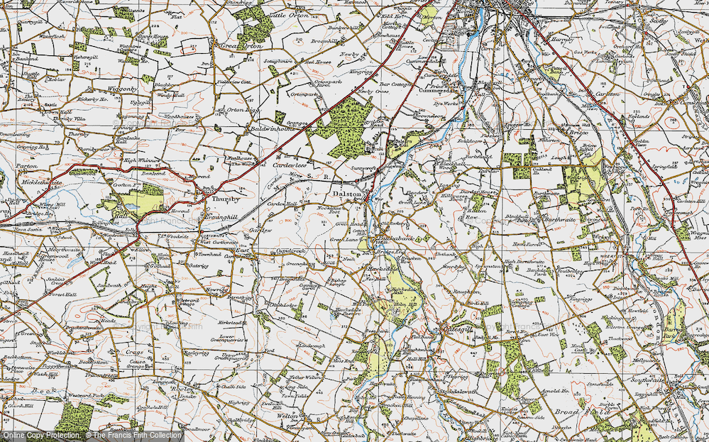 Old Map of Green Head, 1925 in 1925